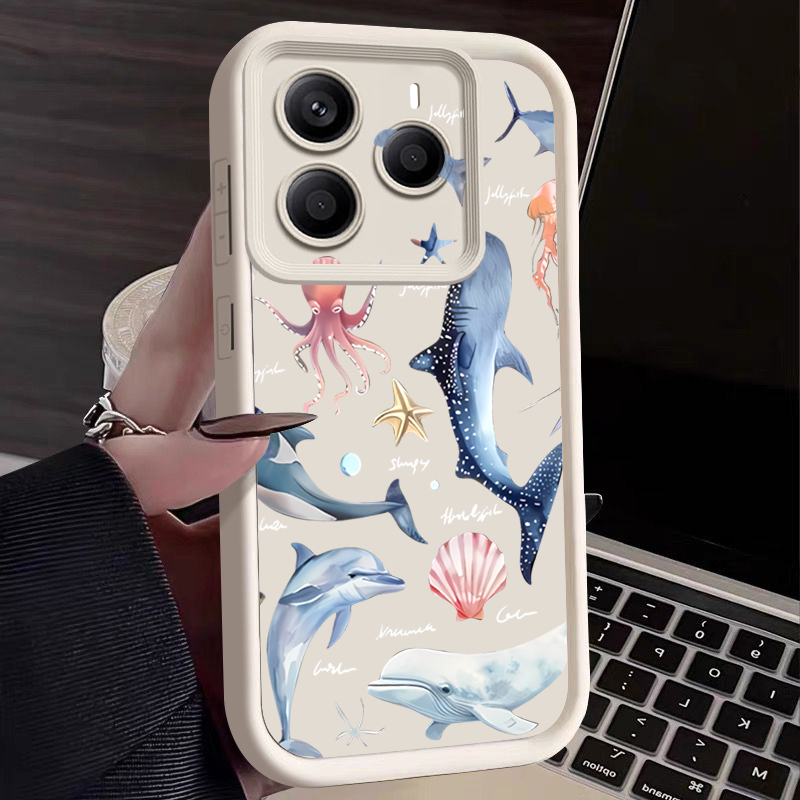 Cute Dolphin Patterned Soft Ca - огляд і ціна Receipt Printer Thermal