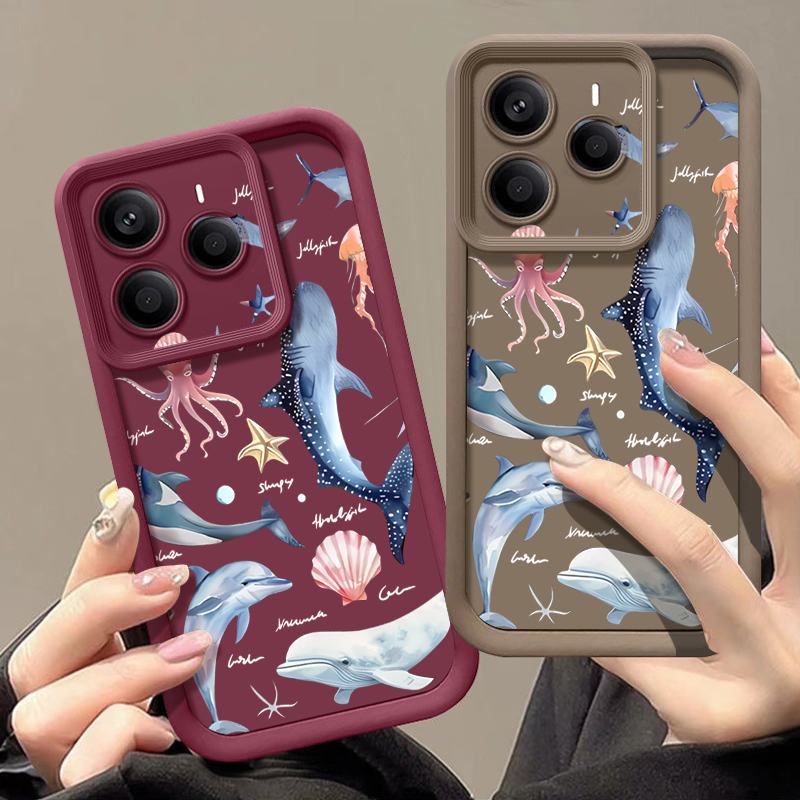 Cute Dolphin Patterned Soft Ca - огляд і ціна Receipt Printer Thermal