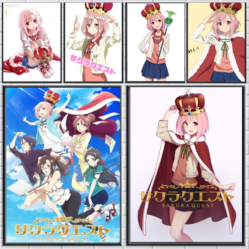 anime S-Sakura Quest-T Poster  - огляд і ціна Office Quest