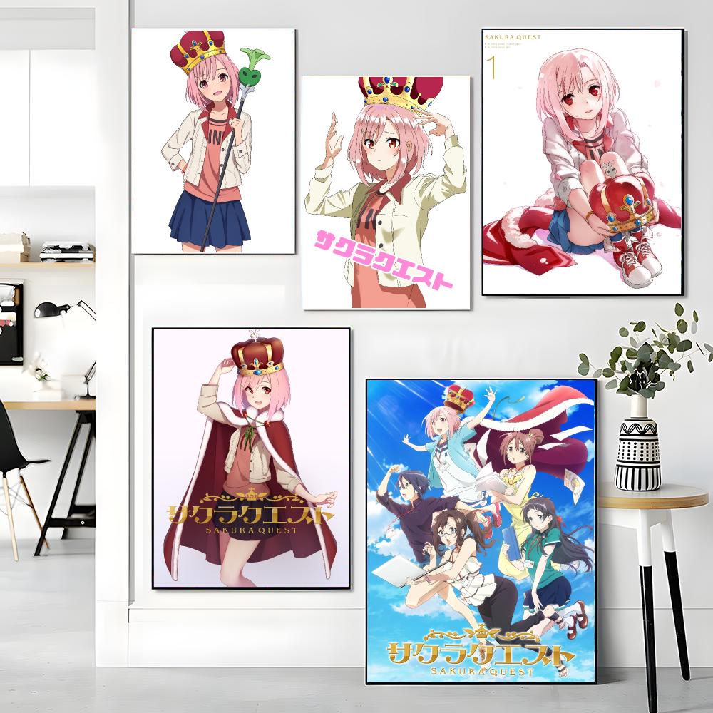 anime S-Sakura Quest-T Poster  - огляд і ціна Office Quest
