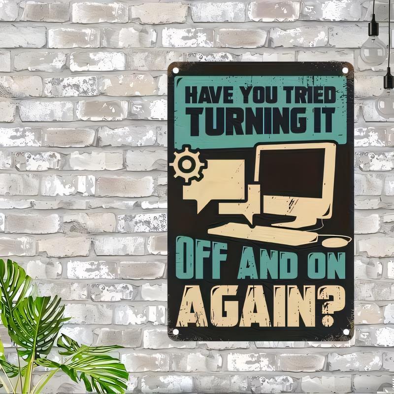 Retro Turn It Off & On Again T - огляд і ціна Office Tech Gear