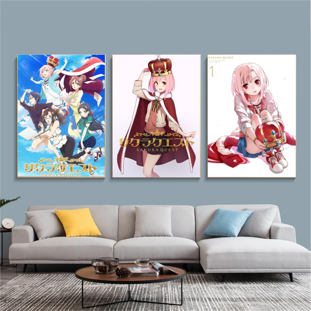 anime S-Sakura Quest-T Poster  - огляд і ціна Office Quest
