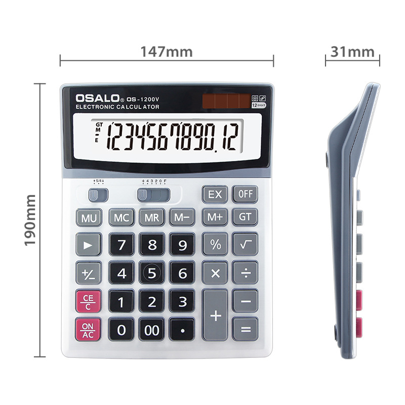Solar Calculator ABS Plastic O - огляд і ціна Office Technologies