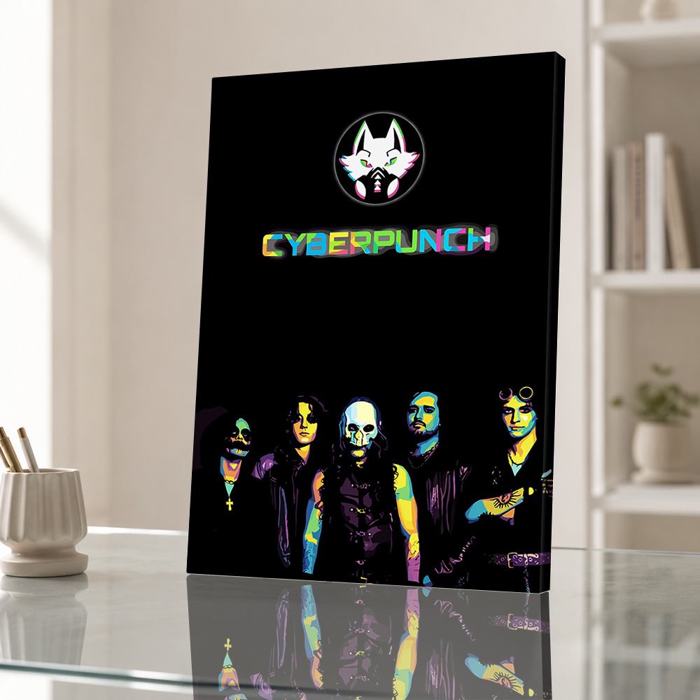 Cyberpunk Canvas Print Poster  - огляд і ціна Office Technologies