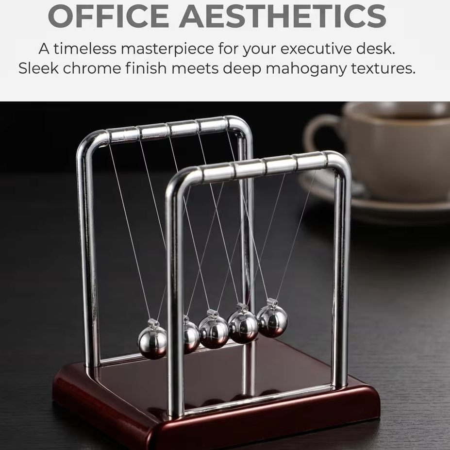 Newton Cradle Balance Pendulum - огляд і ціна Office Technologies