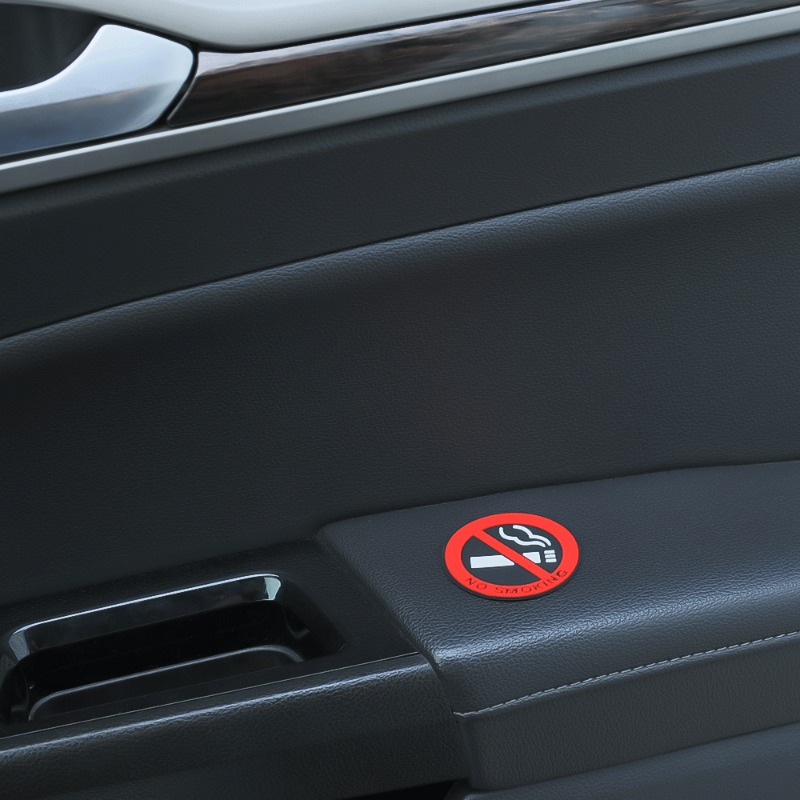 No Smoking Car Stickers Red Ro - огляд і ціна Office Technologies